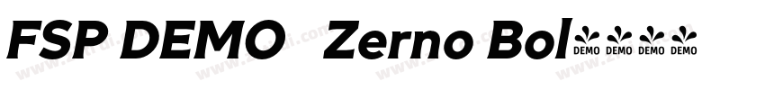 FSP DEMO   Zerno Bol字体转换
